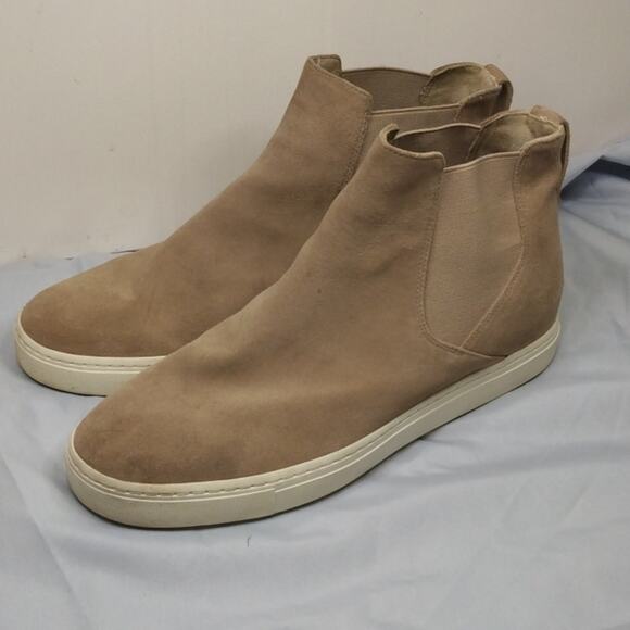 Vince Shoes - Vince newlyn Suede High Top Booties woodsmoke color Size 8